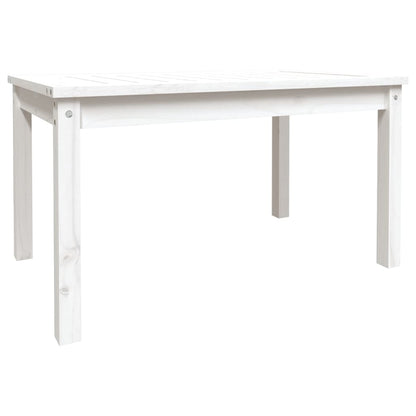 Tuintafel 82,5X50,5X45 Cm Massief Grenenhout Wit