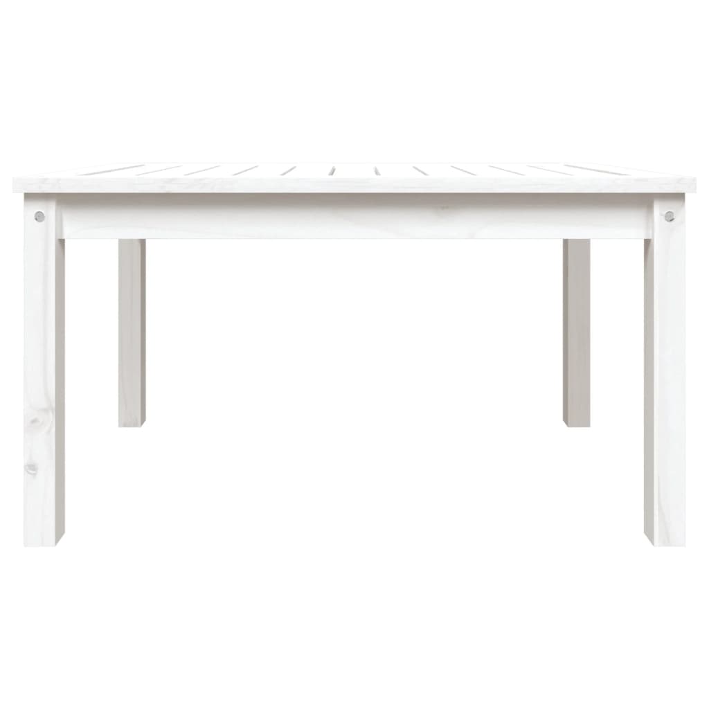 Tuintafel 82,5X50,5X45 Cm Massief Grenenhout Wit