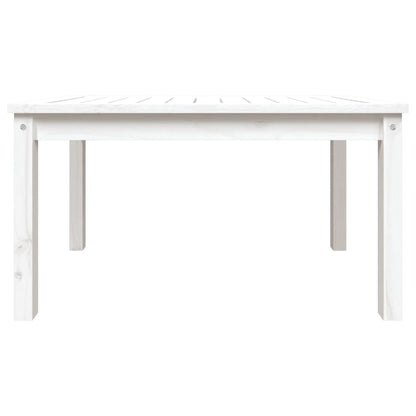 Tuintafel 82,5X50,5X45 Cm Massief Grenenhout Wit