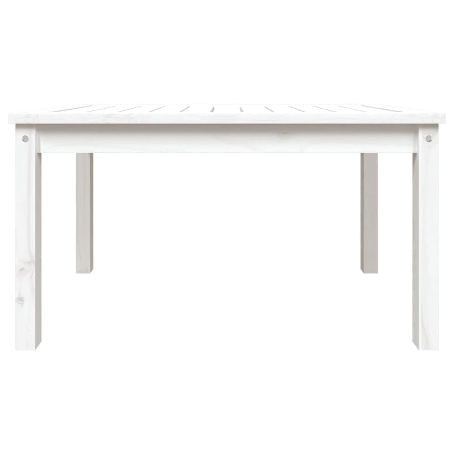 Tuintafel 82,5X50,5X45 Cm Massief Grenenhout Wit