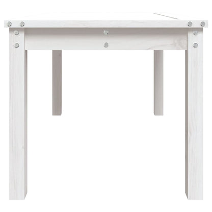 Tuintafel 82,5X50,5X45 Cm Massief Grenenhout Wit