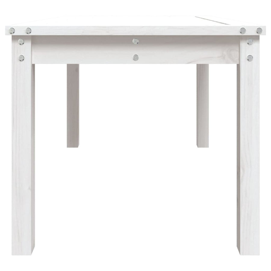 Tuintafel 82,5X50,5X45 Cm Massief Grenenhout Wit