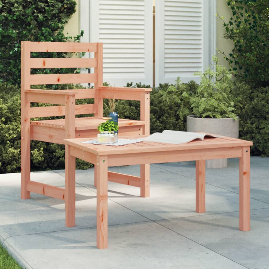Tuintafel 82,5X50,5X45 Cm Massief Douglashout 82.5 x 50.5 x 45 cm Natuurlijk douglashout