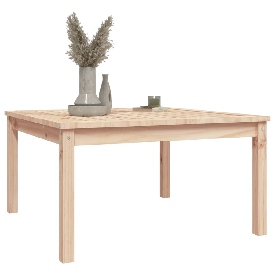 Tuintafel 82,5X82,5X45 Cm Massief Grenenhout
