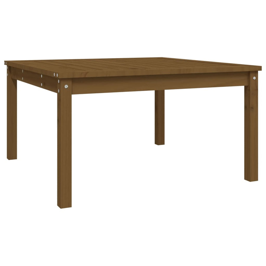 Tuintafel 82,5X82,5X45 Cm Massief Grenenhout Honingbruin