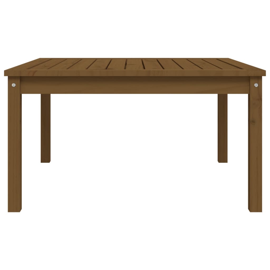 Tuintafel 82,5X82,5X45 Cm Massief Grenenhout Honingbruin