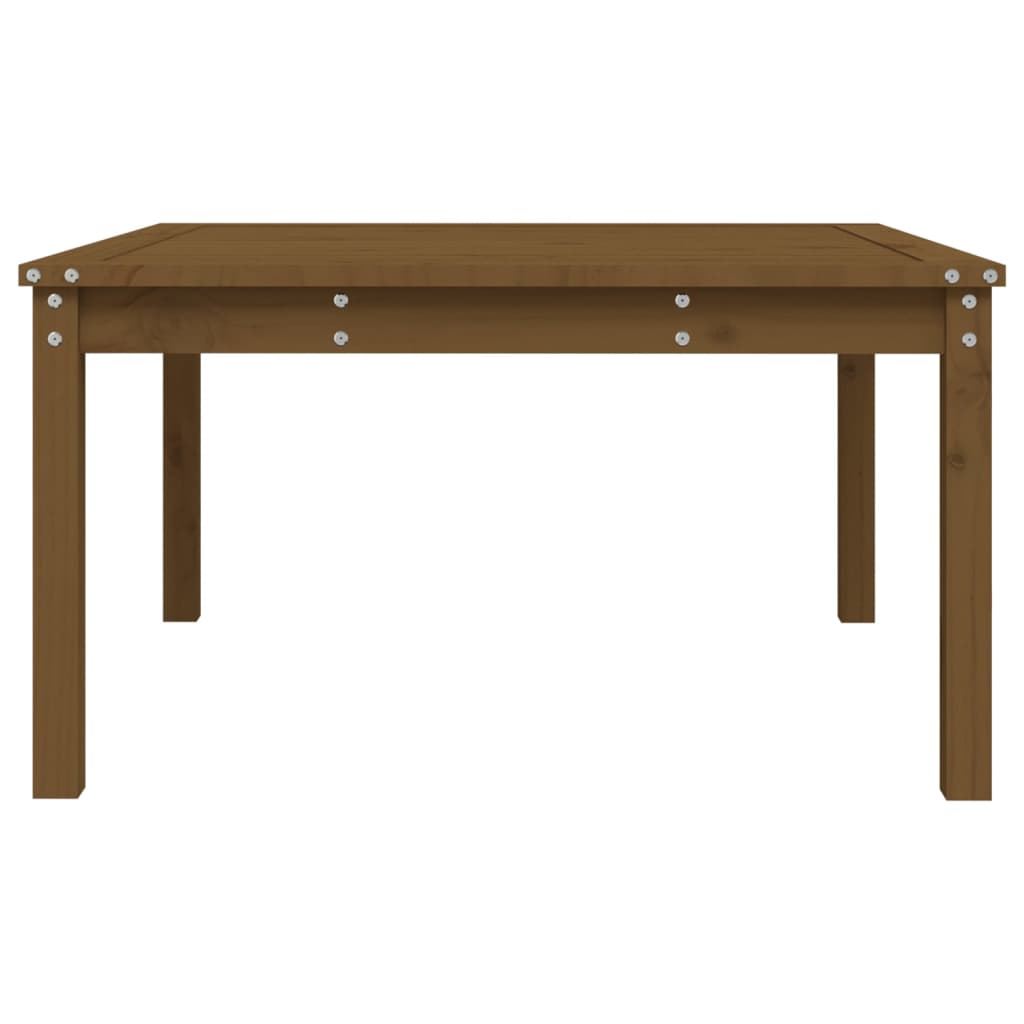 Tuintafel 82,5X82,5X45 Cm Massief Grenenhout Honingbruin
