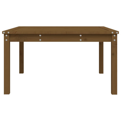 Tuintafel 82,5X82,5X45 Cm Massief Grenenhout Honingbruin