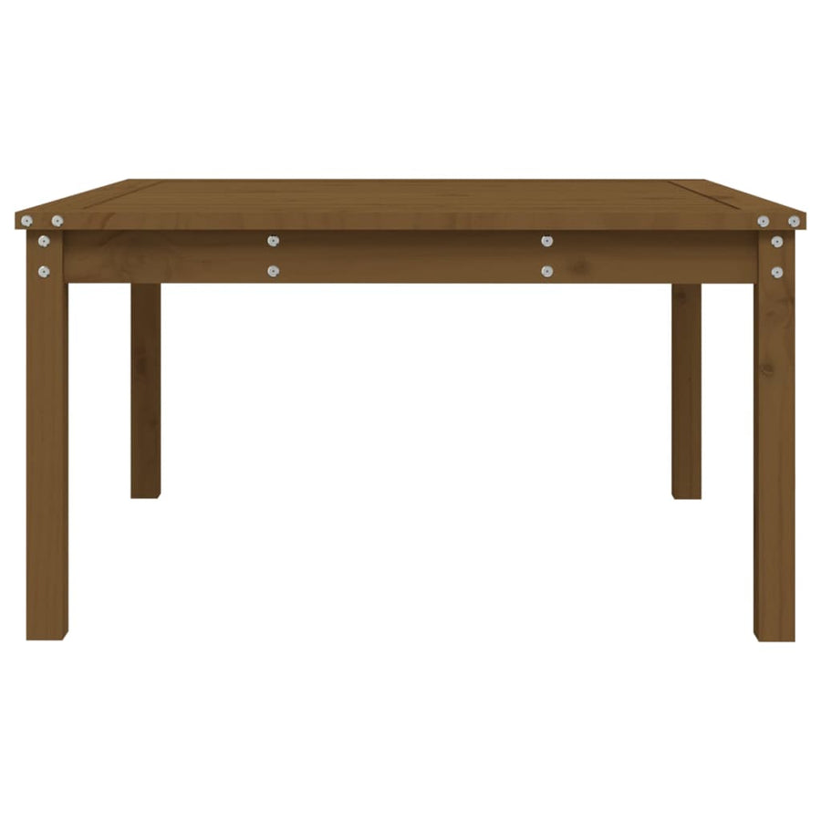 Tuintafel 82,5X82,5X45 Cm Massief Grenenhout Honingbruin