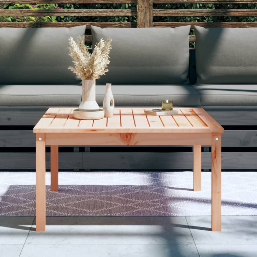 Tuintafel 82,5X82,5X45 Cm Massief Douglashout 82.5 x 82.5 x 45 cm Natuurlijk douglashout