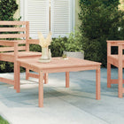 Garden table 82.5x82.5x45 cm solid Douglas fir