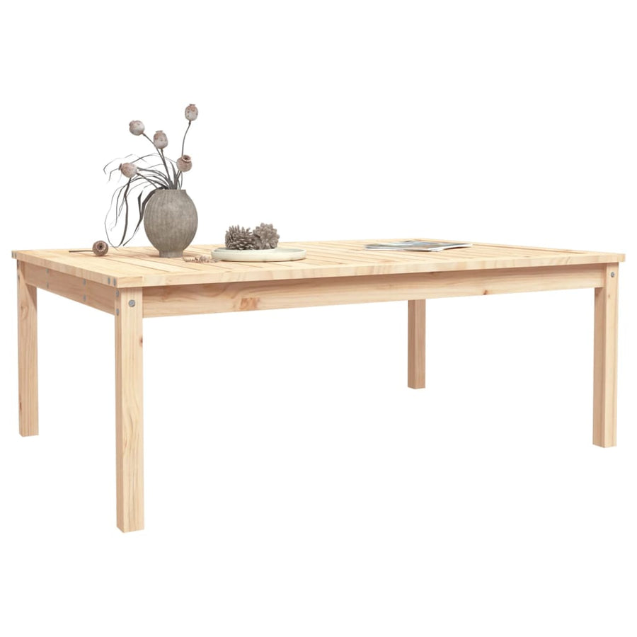 Tuintafel 2X82,5X45 Cm Massief Grenenhout 121 x 82.5 x 45 cm Natuurlijk grenenhout