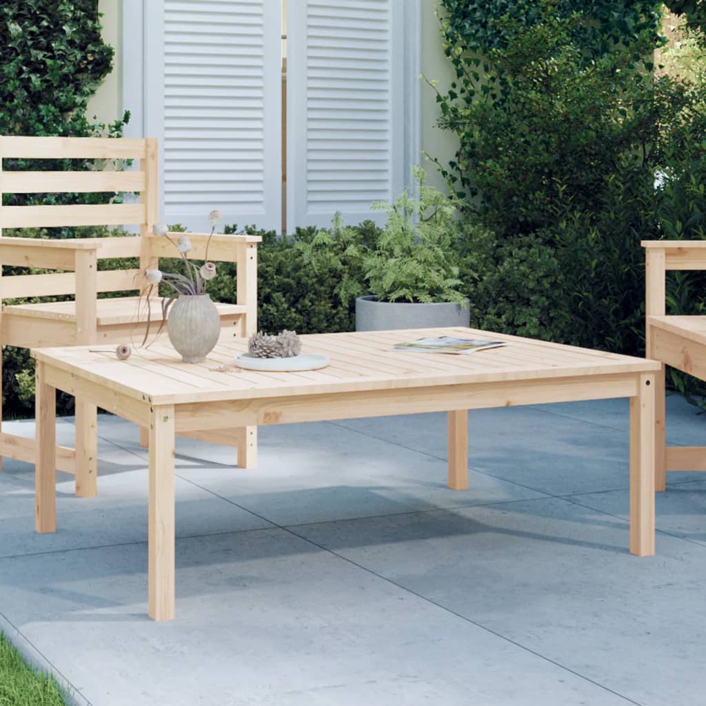 Tuintafel 2X82,5X45 Cm Massief Grenenhout 121 x 82.5 x 45 cm Natuurlijk grenenhout