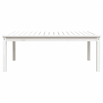Tuintafel 121X82,5X45 Cm Massief Grenenhout Wit