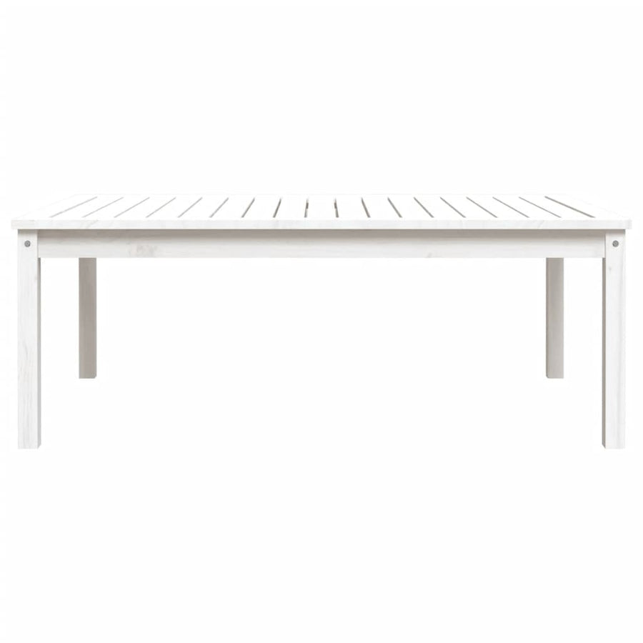 Tuintafel 121X82,5X45 Cm Massief Grenenhout Wit