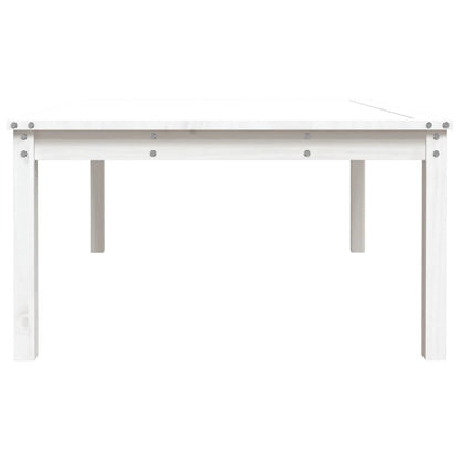 Tuintafel 121X82,5X45 Cm Massief Grenenhout Wit