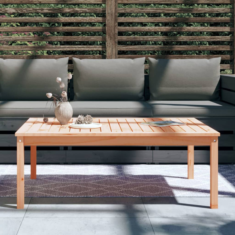 Tuintafel 2X82,5X45 Cm Massief Douglashout 121 x 82.5 x 45 cm Natuurlijk douglashout