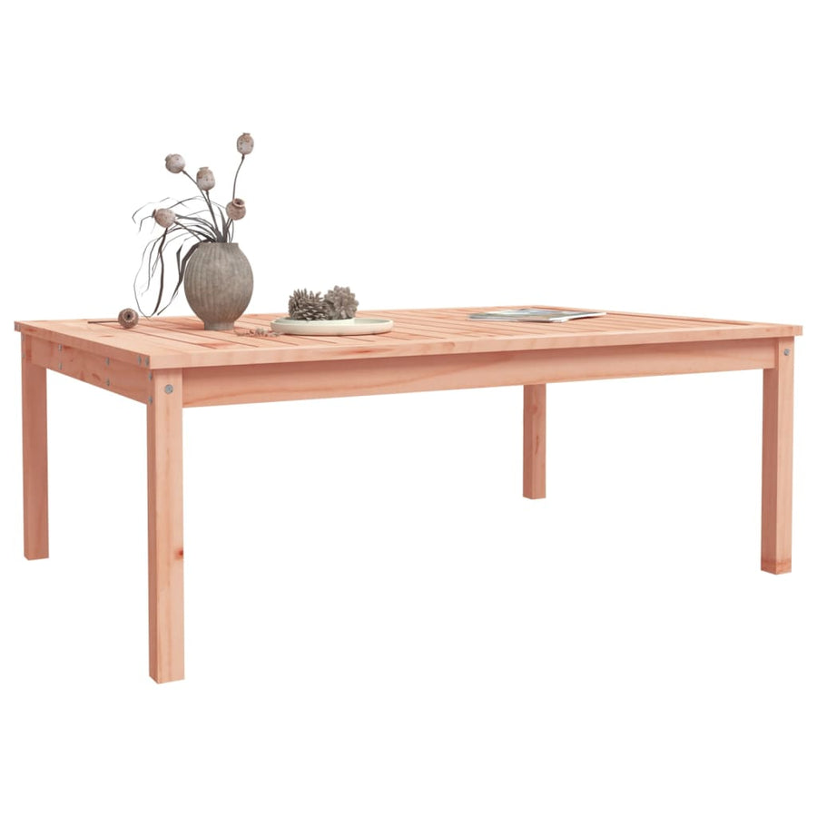 Tuintafel 2X82,5X45 Cm Massief Douglashout 121 x 82.5 x 45 cm Natuurlijk douglashout