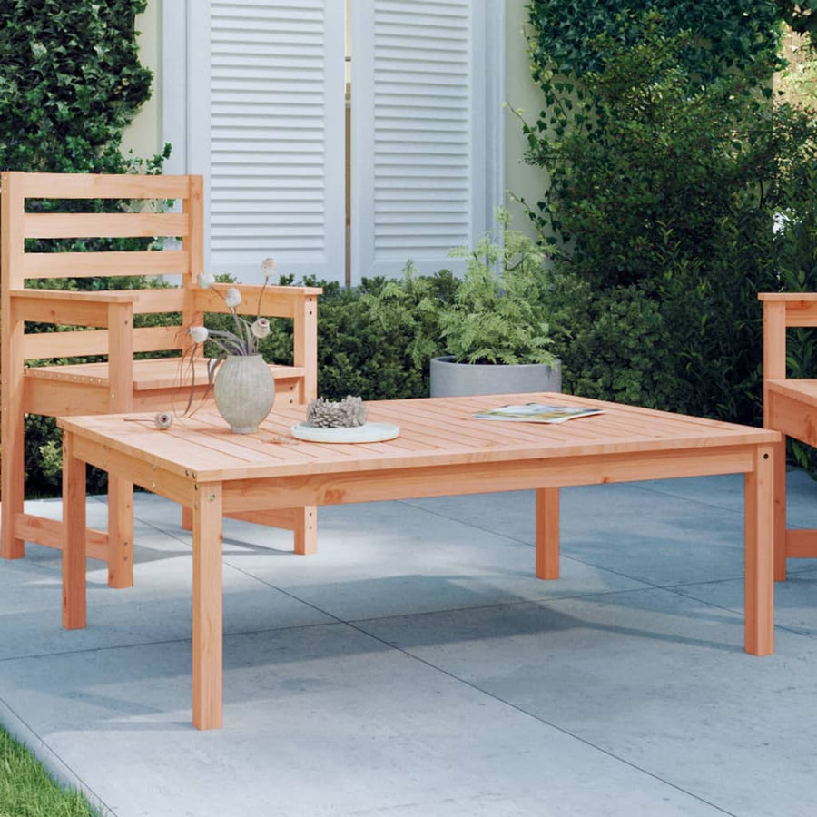 Tuintafel 2X82,5X45 Cm Massief Douglashout 121 x 82.5 x 45 cm Natuurlijk douglashout