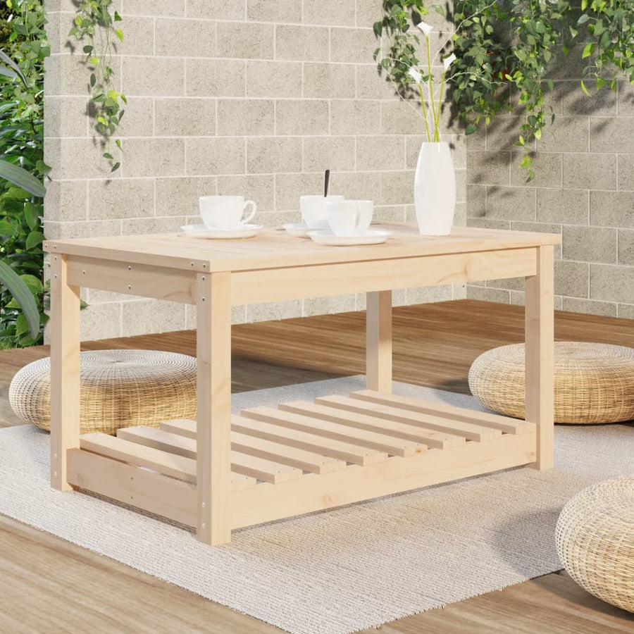 Tuintafel 82,5X50,5X45 Cm Massief Grenenhout