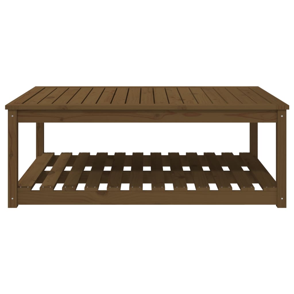 Tuintafel 2X82,5X45 Cm Massief Grenenhout Honingbruin 121 x 82.5 x 45 cm Honingbruin grenenhout