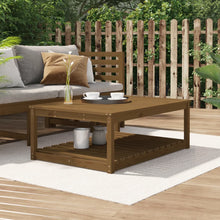 Tuintafel 2X82,5X45 Cm Massief Grenenhout Honingbruin 121 x 82.5 x 45 cm Honingbruin grenenhout