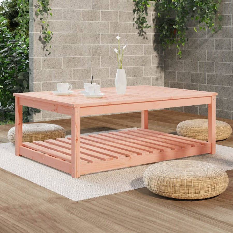 Tuintafel 2X82,5X45 Cm Massief Douglashout 121 x 82.5 x 45 cm Natuurlijk douglashout
