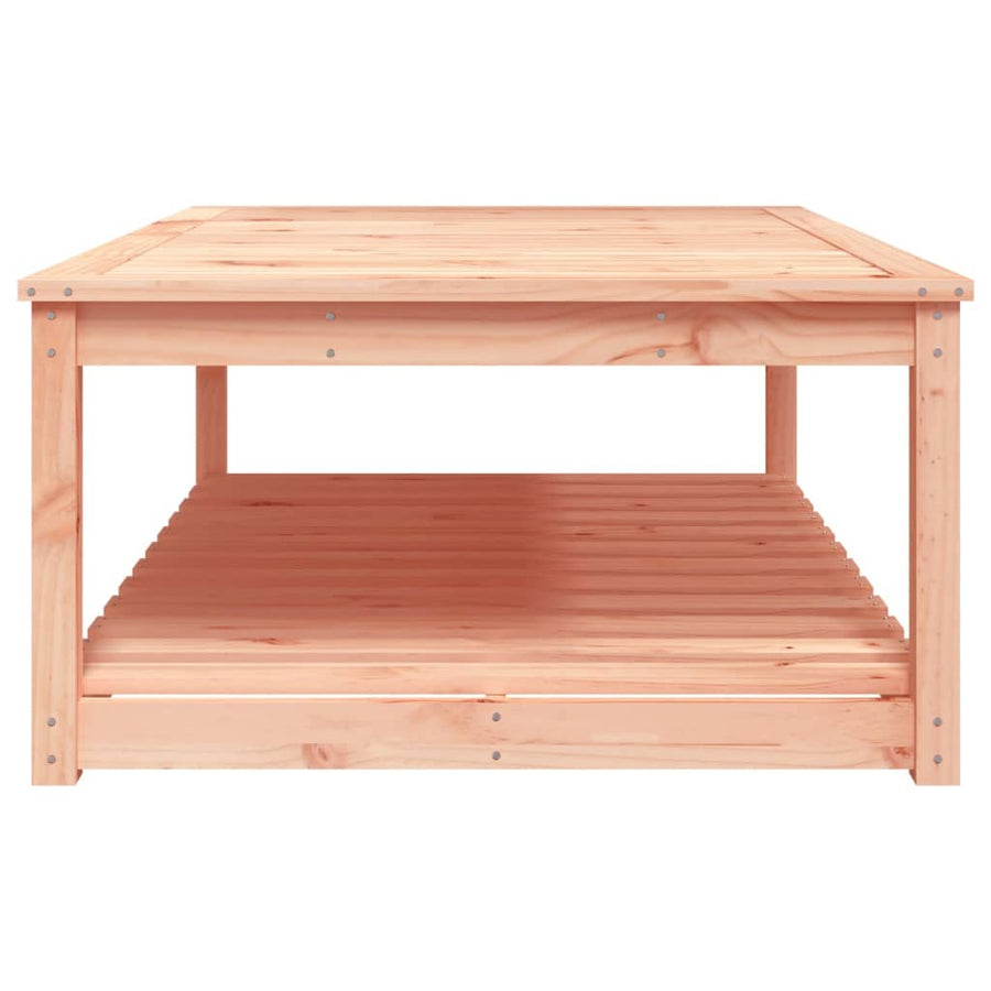 Tuintafel 2X82,5X45 Cm Massief Douglashout 121 x 82.5 x 45 cm Natuurlijk douglashout
