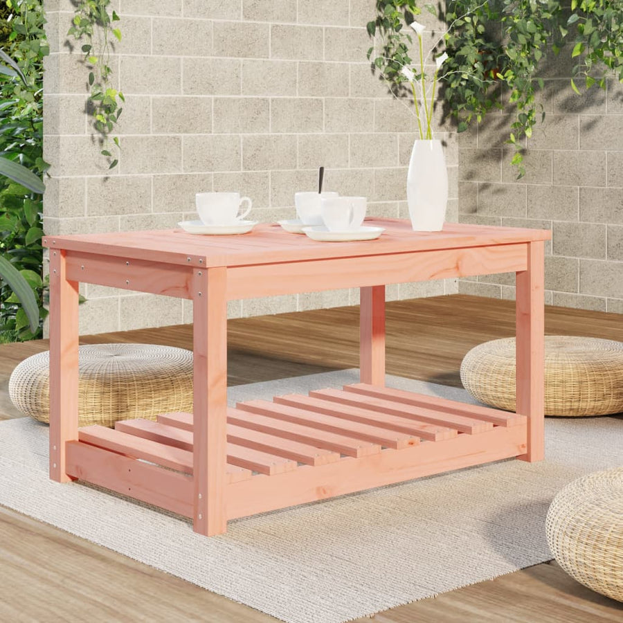 Tuintafel 82,5X50,5X45 Cm Massief Douglashout 82.5 x 50.5 x 45 cm Natuurlijk douglashout
