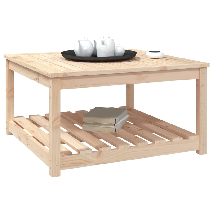 Tuintafel 82,5X82,5X45 Cm Massief Grenenhout