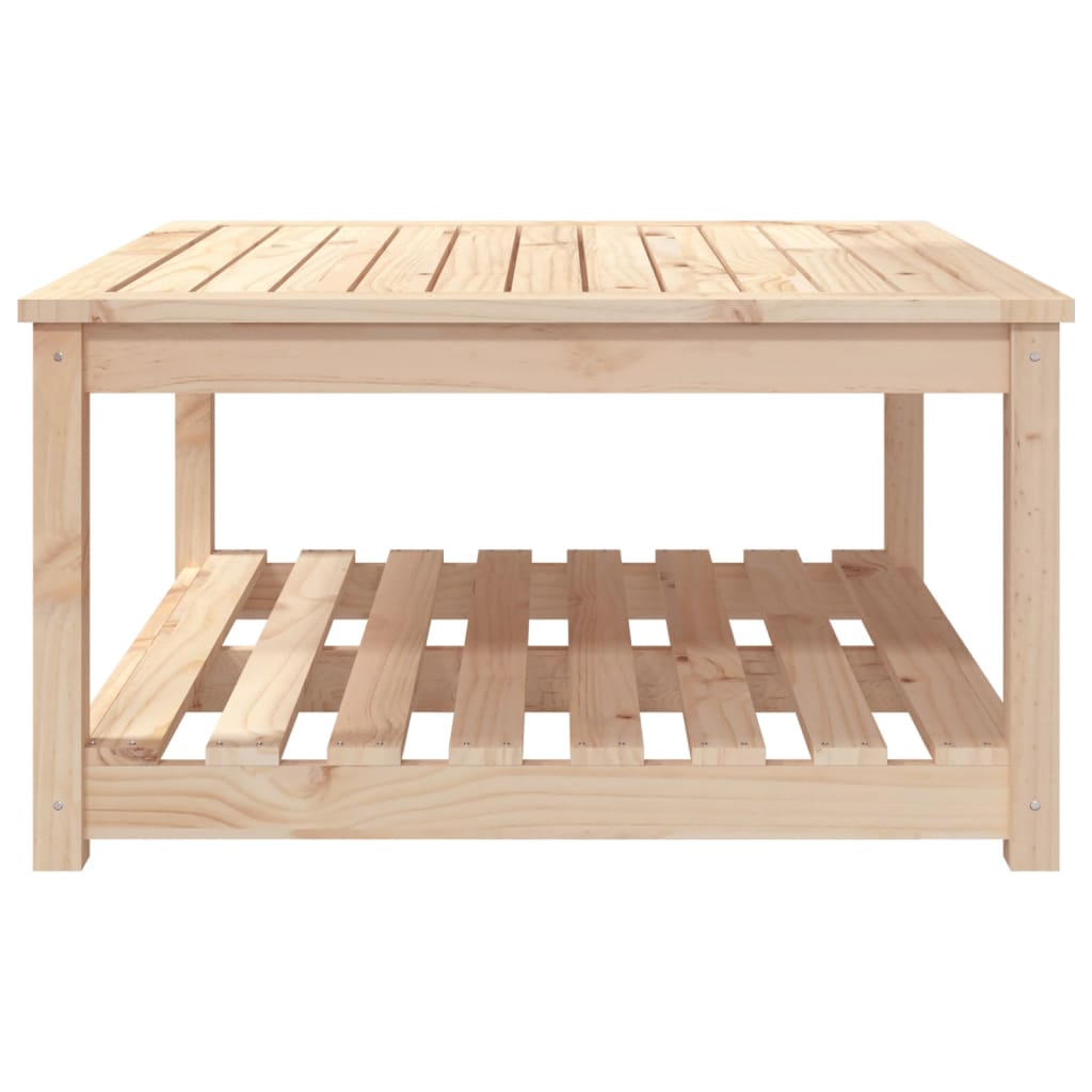 Tuintafel 82,5X82,5X45 Cm Massief Grenenhout