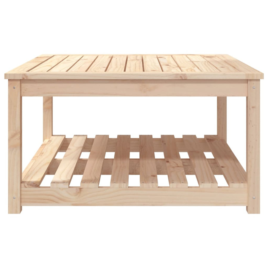 Tuintafel 82,5X82,5X45 Cm Massief Grenenhout