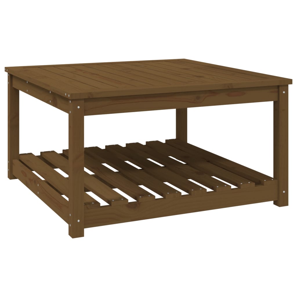 Tuintafel 82,5X82,5X45 Cm Massief Grenenhout Honingbruin 82.5 x 82.5 x 45 cm Honingbruin grenenhout
