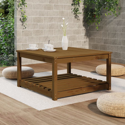 Tuintafel 82,5X82,5X45 Cm Massief Grenenhout Honingbruin 82.5 x 82.5 x 45 cm Honingbruin grenenhout