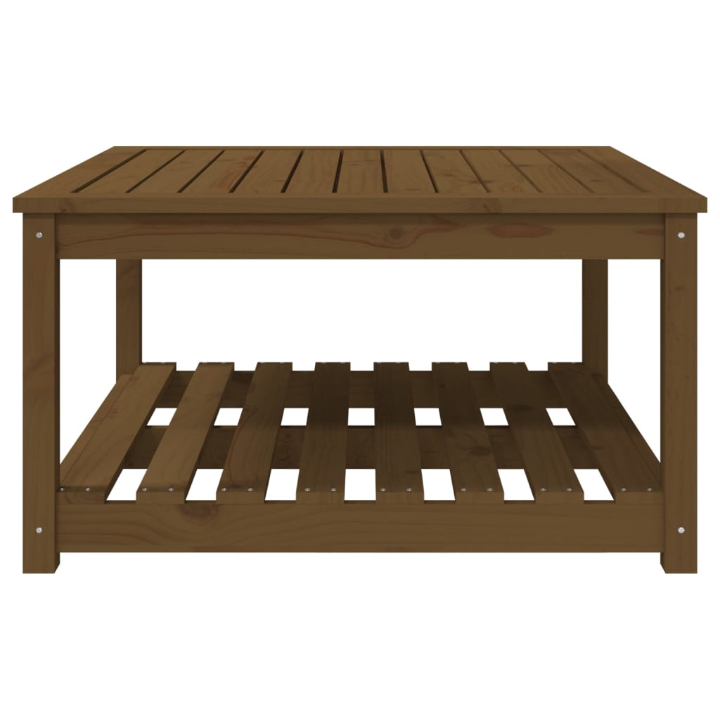 Tuintafel 82,5X82,5X45 Cm Massief Grenenhout Honingbruin 82.5 x 82.5 x 45 cm Honingbruin grenenhout