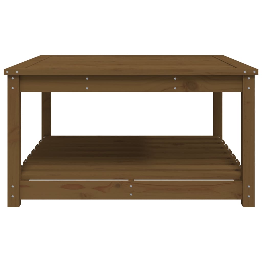 Tuintafel 82,5X82,5X45 Cm Massief Grenenhout Honingbruin 82.5 x 82.5 x 45 cm Honingbruin grenenhout