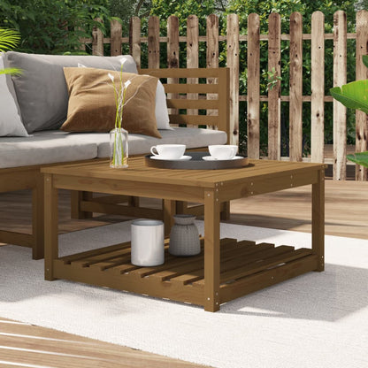 Tuintafel 82,5X82,5X45 Cm Massief Grenenhout Honingbruin 82.5 x 82.5 x 45 cm Honingbruin grenenhout