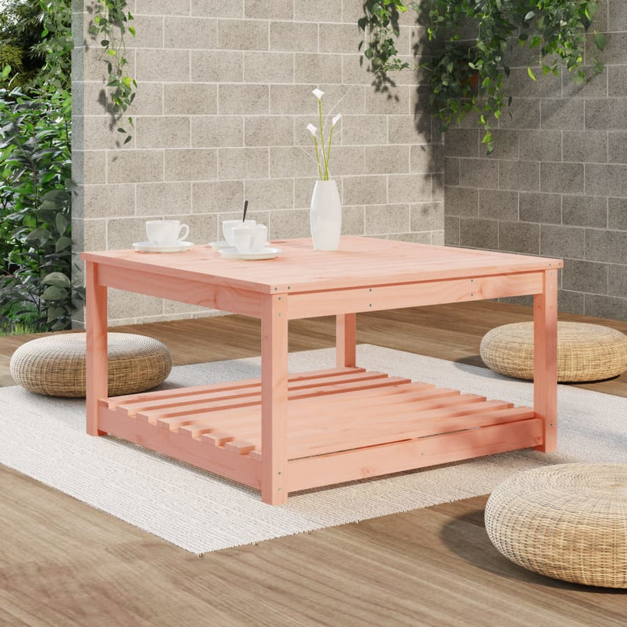 Tuintafel 82,5X82,5X45 Cm Massief Douglashout 82.5 x 82.5 x 45 cm Natuurlijk douglashout