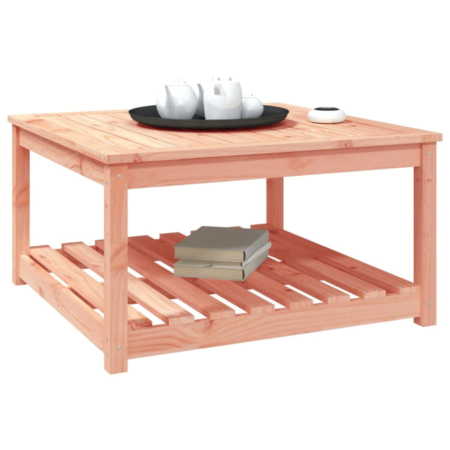 Tuintafel 82,5X82,5X45 Cm Massief Douglashout 82.5 x 82.5 x 45 cm Natuurlijk douglashout