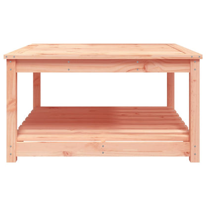 Tuintafel 82,5X82,5X45 Cm Massief Douglashout 82.5 x 82.5 x 45 cm Natuurlijk douglashout