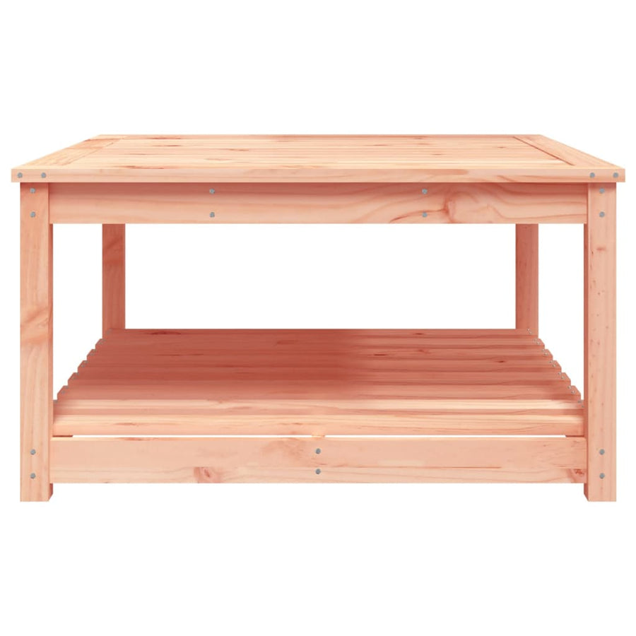 Tuintafel 82,5X82,5X45 Cm Massief Douglashout 82.5 x 82.5 x 45 cm Natuurlijk douglashout