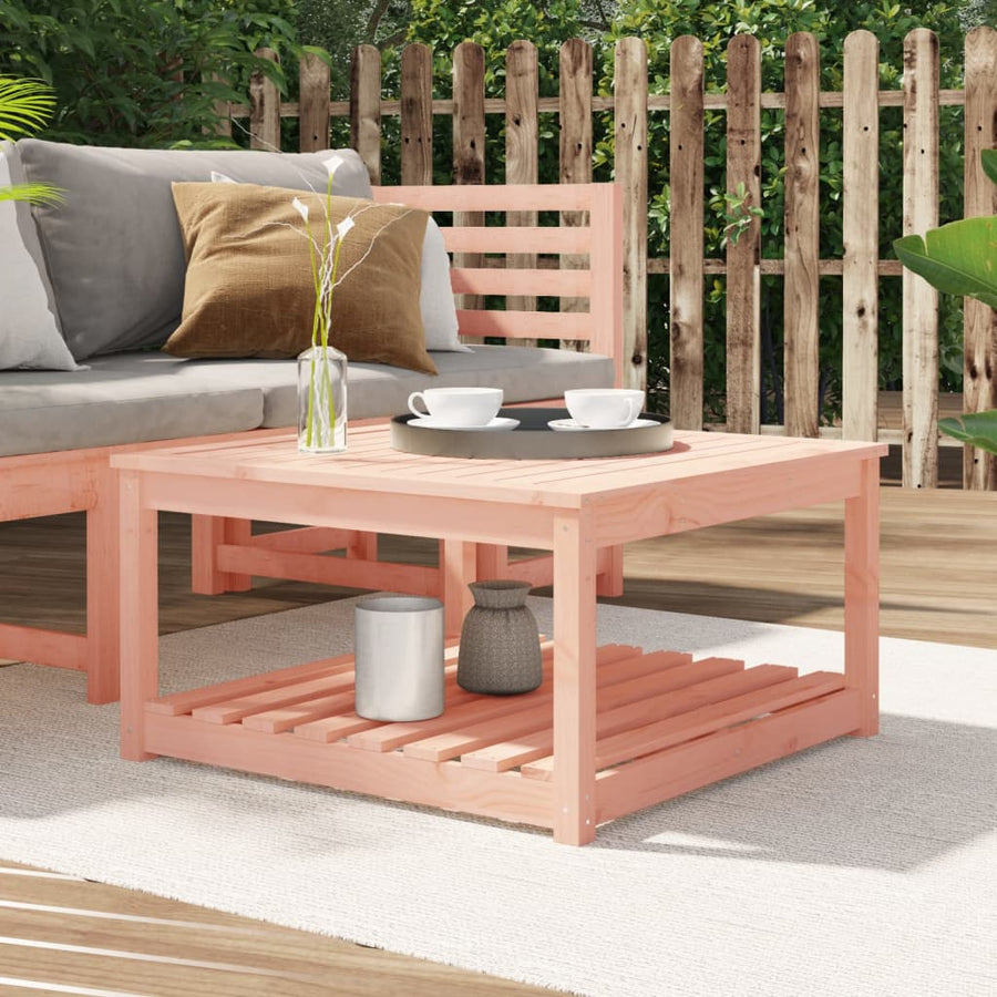 Tuintafel 82,5X82,5X45 Cm Massief Douglashout 82.5 x 82.5 x 45 cm Natuurlijk douglashout