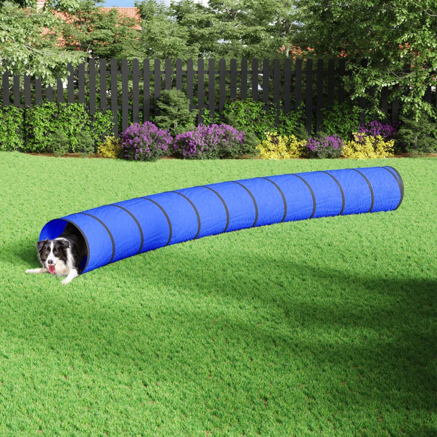 Hondentunnel Ø 55x500 cm polyester blauw
