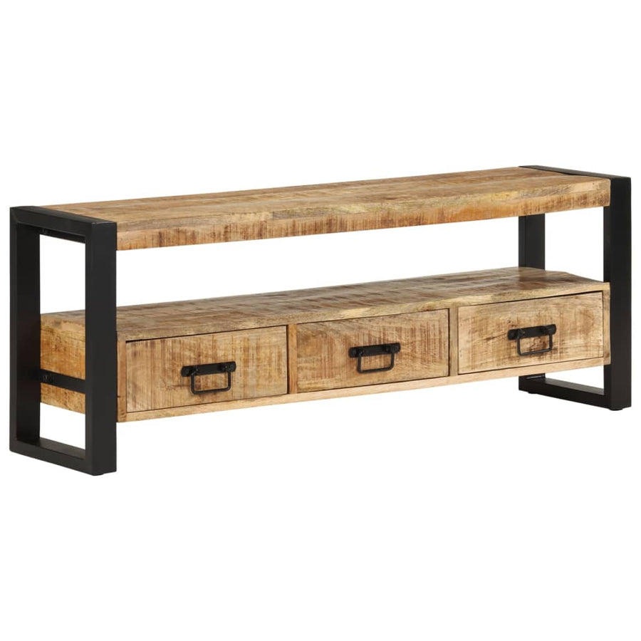 Tv-Meubel 120 x 30 x 45 cm massief mangohout