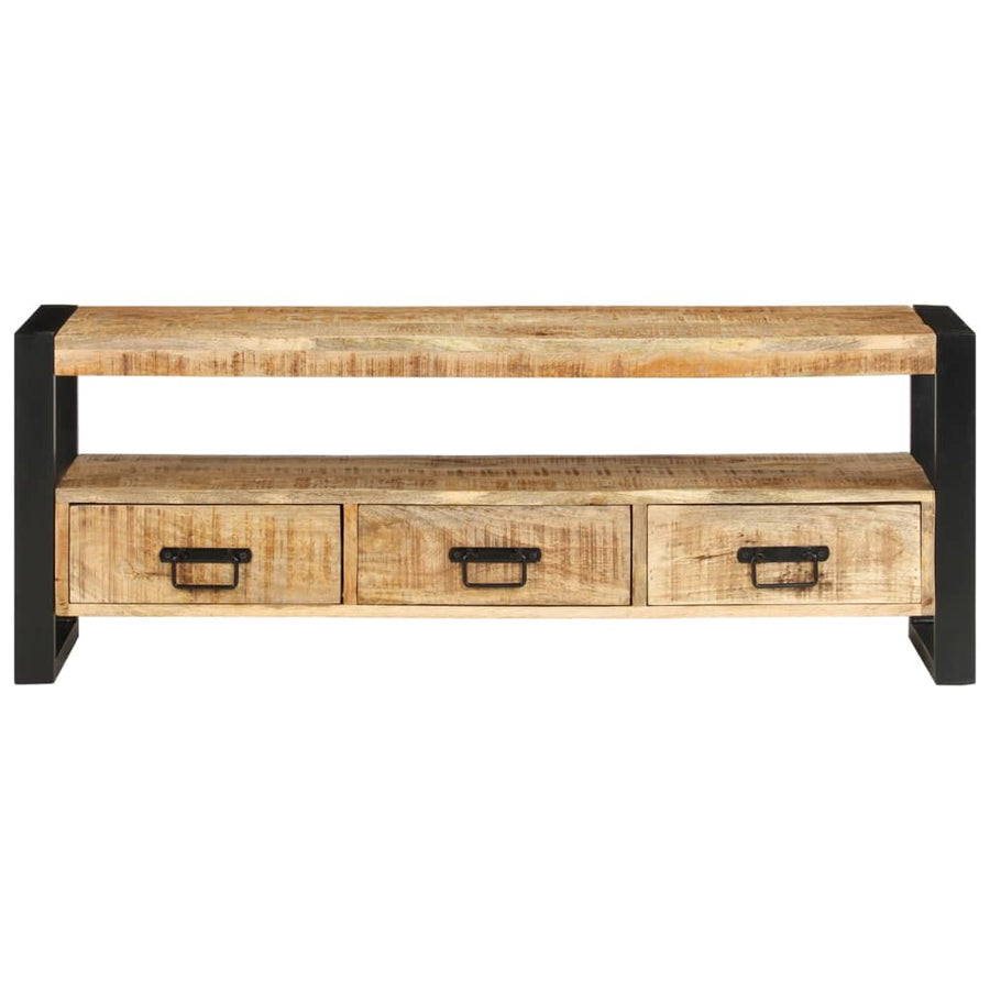 Tv-Meubel 120 x 30 x 45 cm massief mangohout