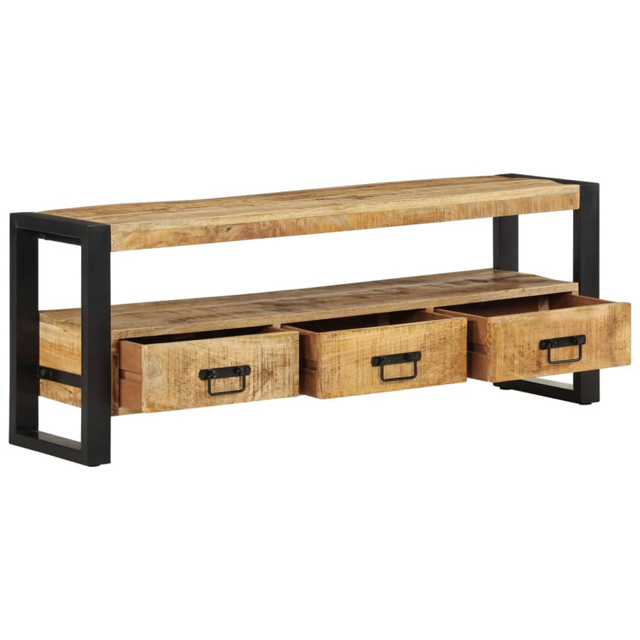 Tv-Meubel 120 x 30 x 45 cm massief mangohout