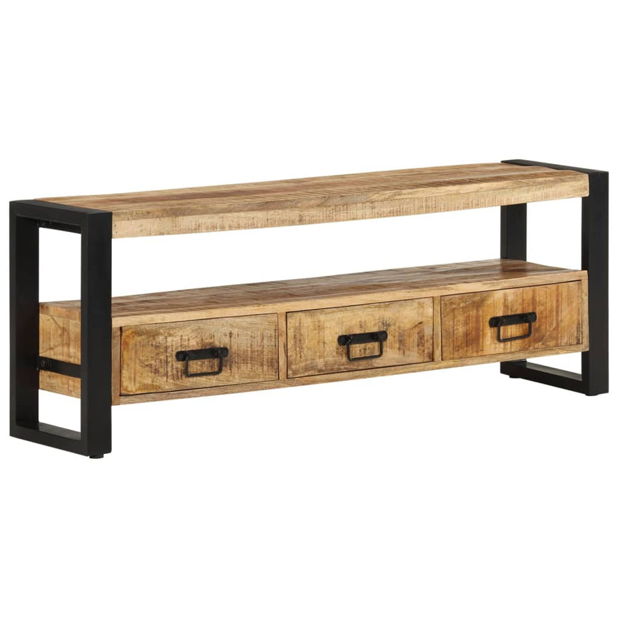 Tv-Meubel 120 x 30 x 45 cm massief mangohout