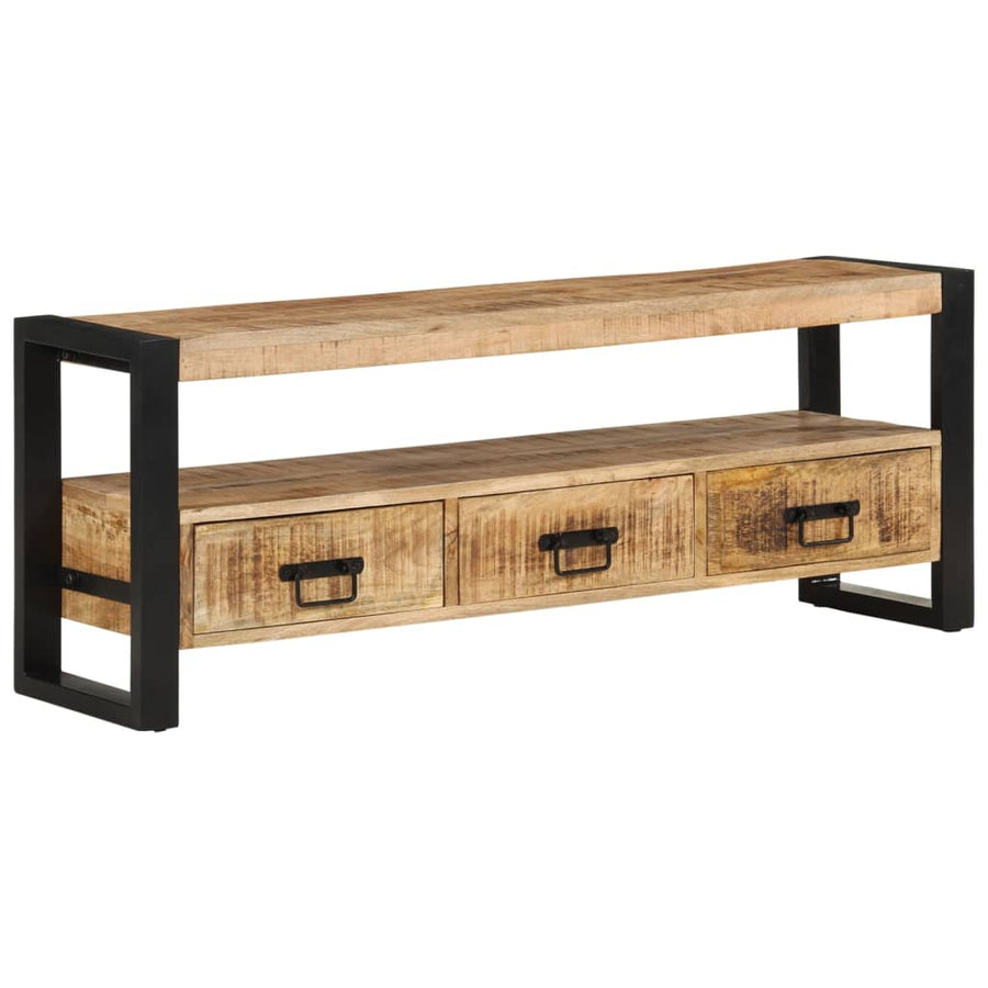 Tv-Meubel 120 x 30 x 45 cm massief mangohout