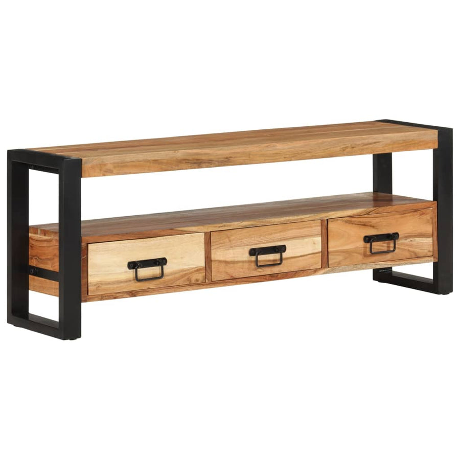 Tv-Meubel 120 x 30 x 45 cm Massief acaciahout