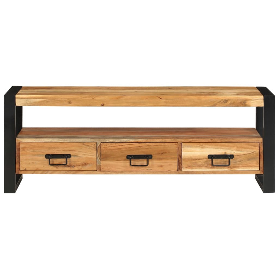 Tv-Meubel 120 x 30 x 45 cm Massief acaciahout